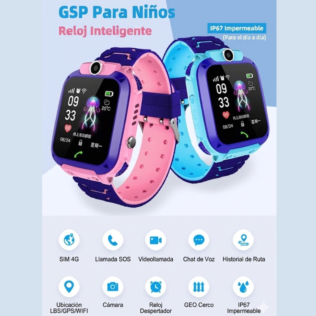 Buddy Watch-Reloj Inteligente Infantil Resistente al Agua