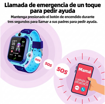 Buddy Watch-Reloj Inteligente Infantil Resistente al Agua